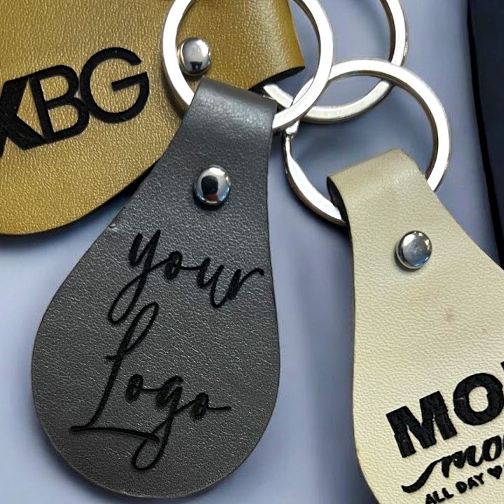 Custom laser engraved key chains